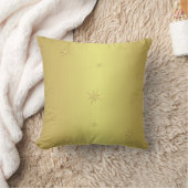 金ゴールド金属デザイン星付き枕 クッション (ブランケット)