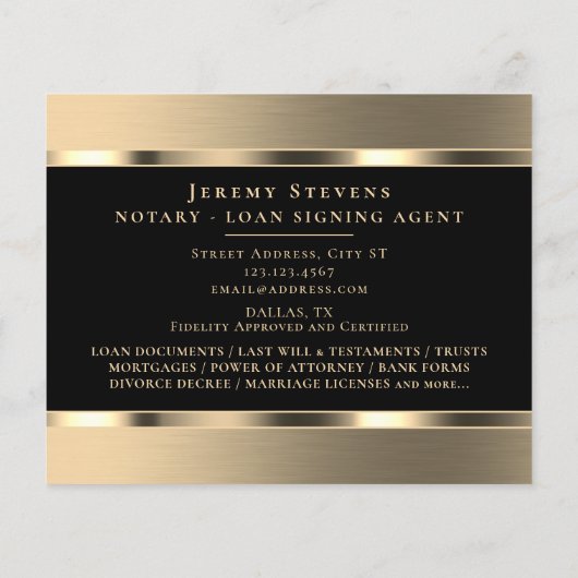 金ゴールド金属フエレガントライヤ (裏面)