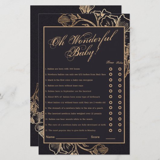 金ゴールド金属フローラ配置ブライダルシューゲーム (正面/裏面)