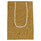 金ゴールド金属片 ミディアムペーパーバッグ (裏面)