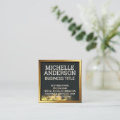 金ゴールド金属縁ど |金ゴールドダスト ロイヤリティカード (スタンド正面)