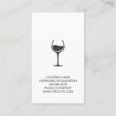 金ゴールド金属銀器 |石板背景 名刺 (裏面)