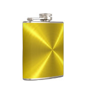金ゴールド金属鋼 フラスク (右)