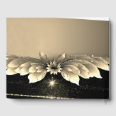 金ゴールド金属 ゲストブック (裏面)