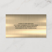 金ゴールド金属 | ハンドツール | 修復 名刺 (裏面)