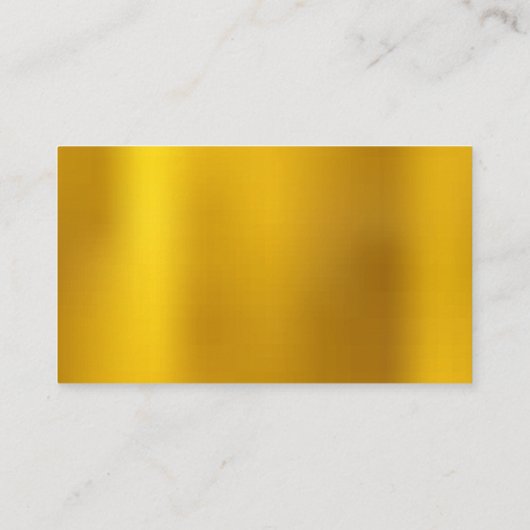 金ゴールド金属 名刺 (裏面)