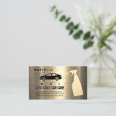 金ゴールド金属 |自動サービス |クリーニングの修復 名刺 (スタンド正面)