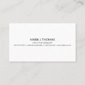 金ゴールド金属 | 財務アイコン 名刺 (裏面)