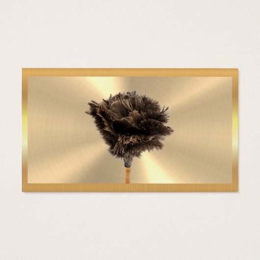 金ゴールド金属 | Feather Duster (裏面)