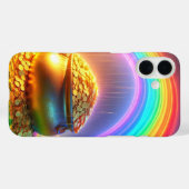 金ゴールド金貨 Case-Mate iPhoneケース (裏面 (横))