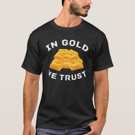 金ゴールド鉱業の試掘探査機金ゴールド鉱夫 Tシャツ (正面)