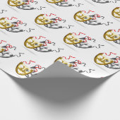 金ゴールド銀の悲劇の劇場用マスク ラッピングペーパー (角)