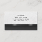 金ゴールド銀実在不動産ロゴ名刺 名刺 (裏面)