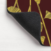 金ゴールド銀杏 マウスパッド (コーナー)