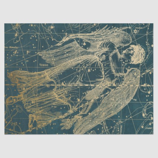 金ゴールド銀河系スターマップシリーズデザイン11 薄葉紙 (正面)