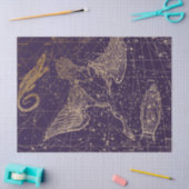 金ゴールド銀河系スターマップシリーズデザイン12 薄葉紙 (クラフト)