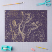 金ゴールド銀河系スターマップシリーズデザイン5 薄葉紙 (クラフト)