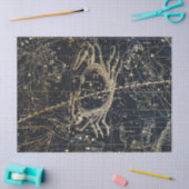 金ゴールド銀河系スターマップシリーズデザイン6 薄葉紙 (クラフト)