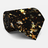 金ゴールド銀河系 ネクタイ (ロール)
