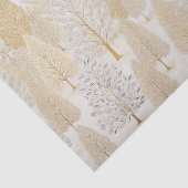 金ゴールド銀白色クリスマスツリー 薄葉紙 (詳細)