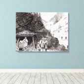 金ゴールド銀鉱業 キャンバスプリント (インサイチュ (ウッドフロア))