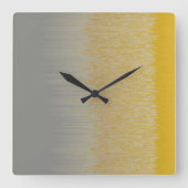 金ゴールド銀集合 スクエア壁時計 (正面)