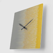 金ゴールド銀集合 スクエア壁時計 (傾斜)