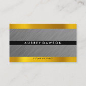 金ゴールド銀 名刺 (正面)