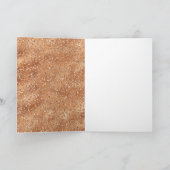 金ゴールド銅グリッターヒョウ印刷 カード (内部)