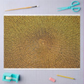 金ゴールド銅メッシュデザインの切り離し20x30 薄葉紙 (クラフト)