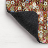 金ゴールド銅輝くシークパターン マウスパッド (コーナー)