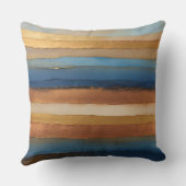 金ゴールド銅銅及び青ストライプ色 クッション (裏面)