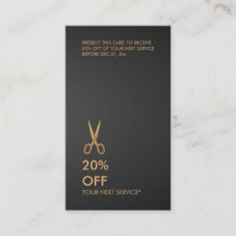 金ゴールド鋏美容師黒割引縦