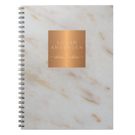 金ゴールド鋼エレガント銅メタリックグレー大理石 ノートブック