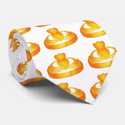 金ゴールド鎖輪 ネクタイ (ロール)