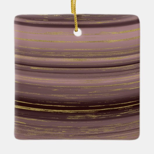 金ゴールド鎖 セラミックオーナメント (正面)