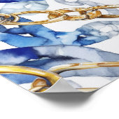 金ゴールド鎖 ポスター (角)