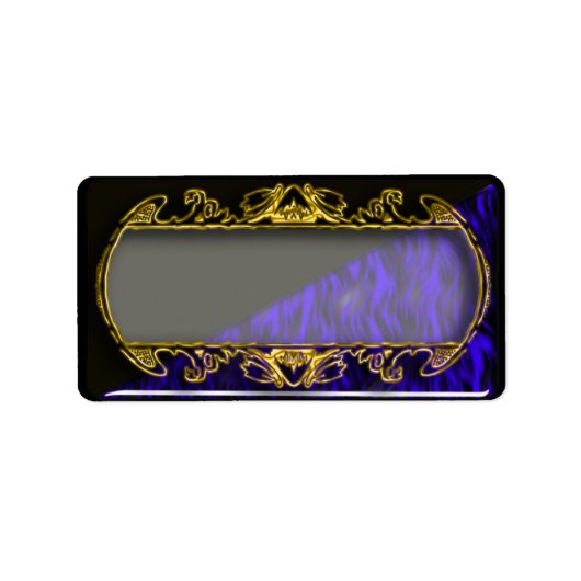 金ゴールド鏡 ラベル (正面)