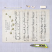 金ゴールド鐘で老いた羊皮紙の鈴 薄葉紙 (クラフト)