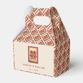 金ゴールド長方形中国の二重結婚幸福のFa フェイバーボックス (裏面サイド)