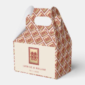 金ゴールド長方形中国の二重結婚幸福のFa フェイバーボックス (正面サイド)