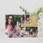 金ゴールド院写真法科卒業会 招待状 (スタンド正面)