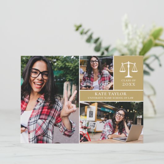 金ゴールド院写真法科卒業会 招待状 (スタンド正面)