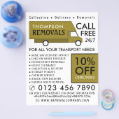 金ゴールド除去用バン、除去用広告企業 チラシ (シングル)