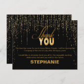 金ゴールド除・売却サンキューカード ポストカード (正面/裏面)