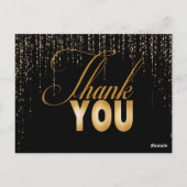 金ゴールド除・売却サンキューカード ポストカード (裏面)