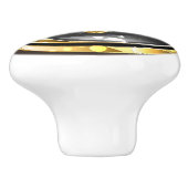 金ゴールド陰陽オンブラック セラミックノブ (側面)