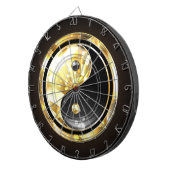 金ゴールド陰陽オンブラック ダーツボード (正面右)