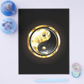 金ゴールド陰陽オンブラック チラシ (シングル)