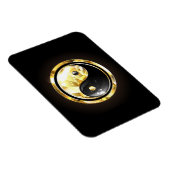 金ゴールド陰陽オンブラック マグネット (右側)